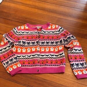 Mini Boden Halloween Cardigan